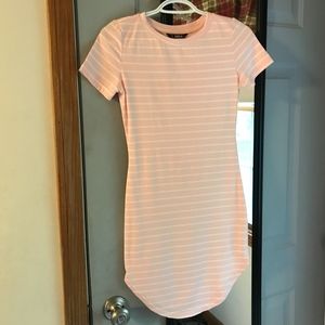 Pink Striped Dress Size XS